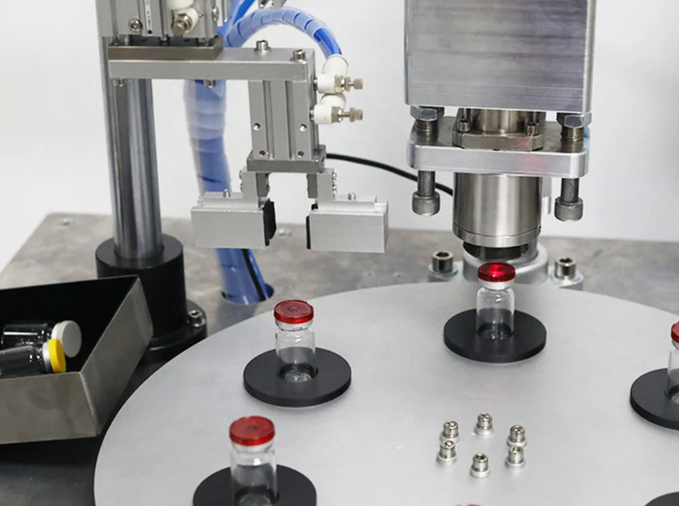 *for High Precision 13mm 15mm 20mm Small Table Top Semi-automatic Pneumatic Vial Crimping Machine