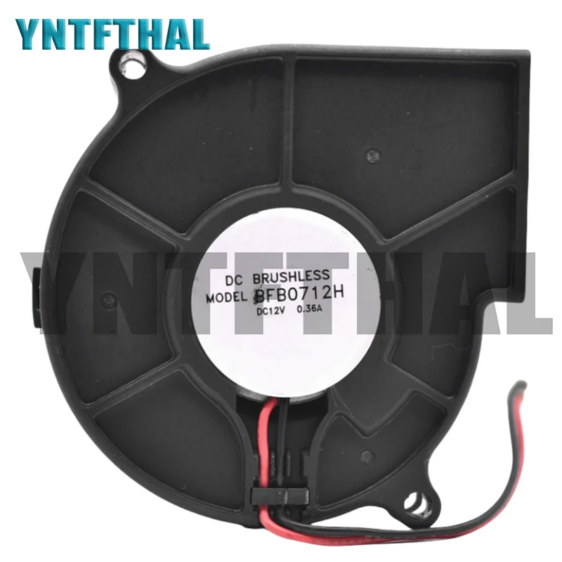 BFB0712H 7530 12V 0.36A Fan 2 Wires  Cooling Fan Working