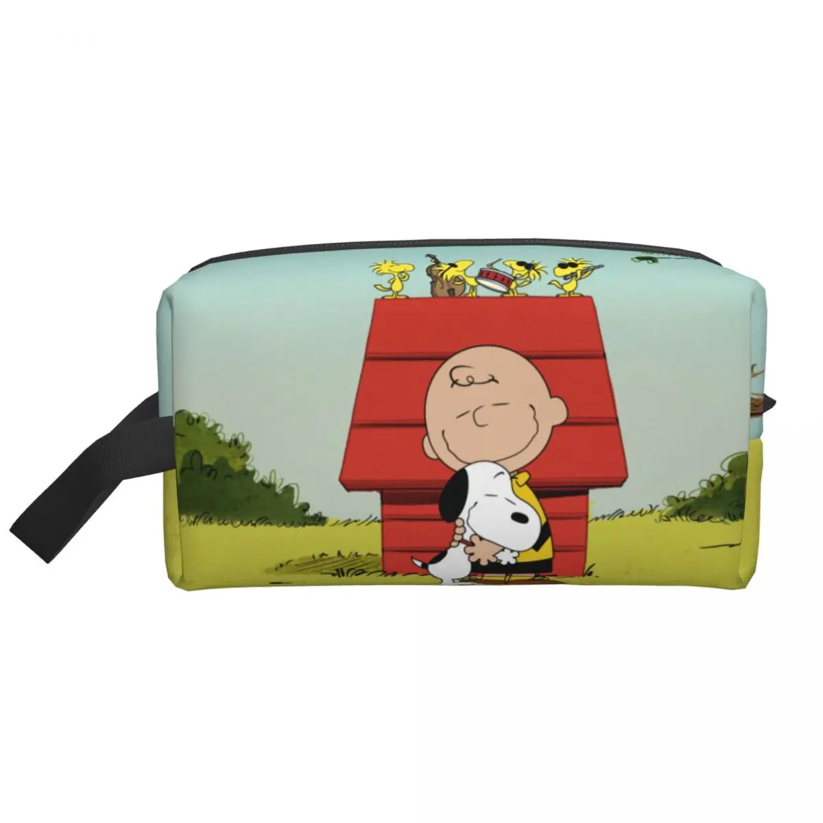 Custom Cute Snoopys Dog Cortoon Comic Makeup Bag Women Travel Cosmetic Organizer Beagle Storage Toiletry Bags Dopp Kit Case Box