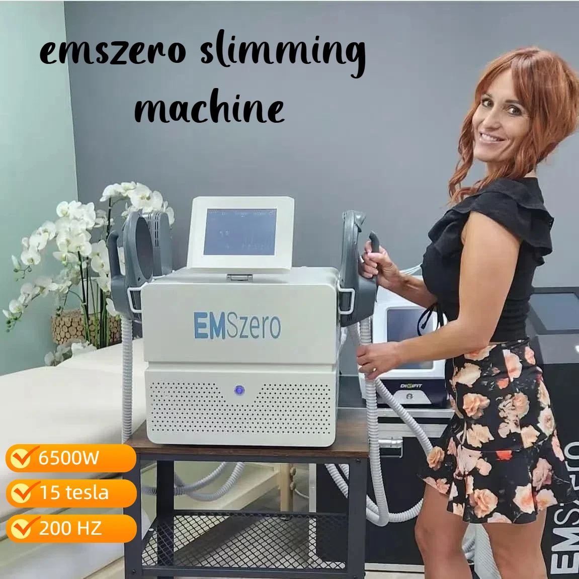 6500w Muscle Training Machine  Emszero Professional Body Muscle Electromagnetic Stimulate RF Pelvic Pelvic Floor