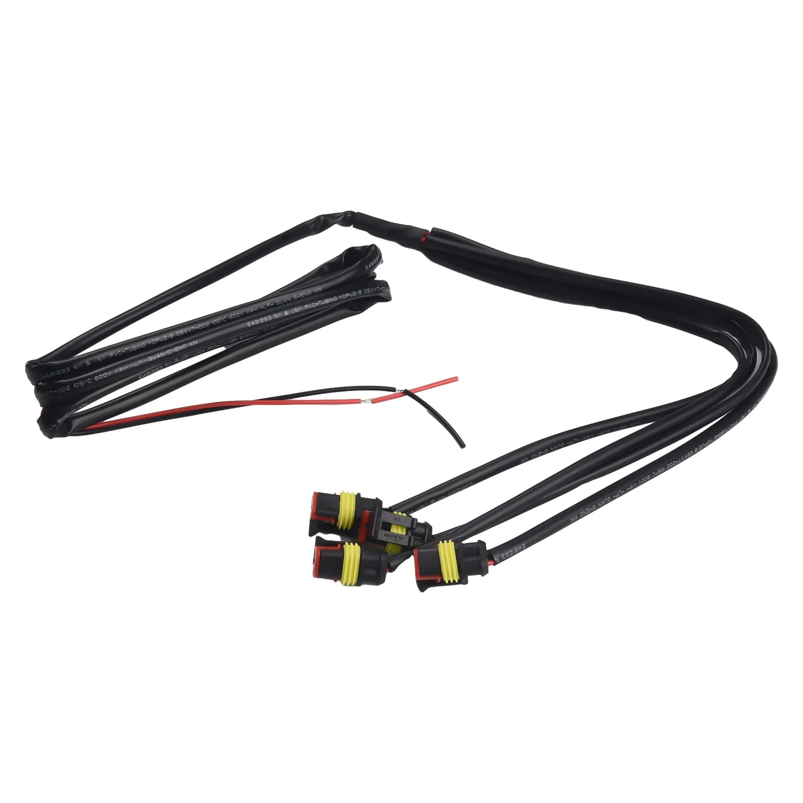 Calandre LED en plastique ABS pour voiture, style Raptor léger, pièces de rechange utiles, 2003-2021, 4 pièces avec fil