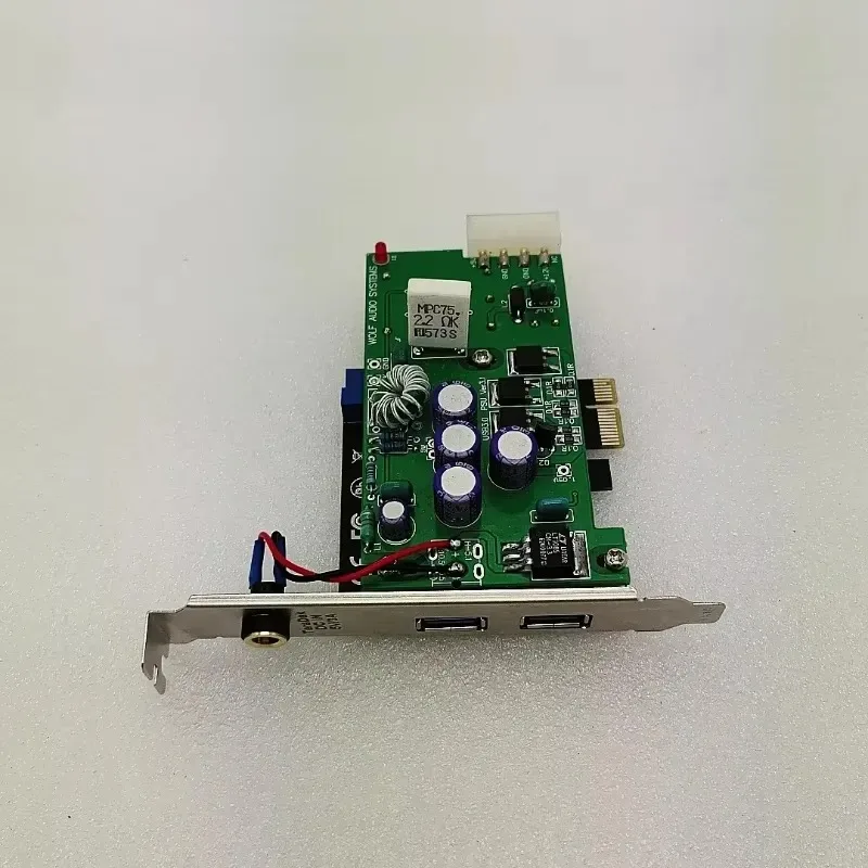 2026 PCI-E to USB 3.0 Adapter Card, F2T2 TCXO/OCXO, PCIe USB3.0 Special Riser Extender for PC HiFi Audio