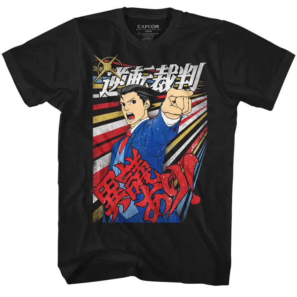 Ace Attorney Igiari Black Adult T Shirt