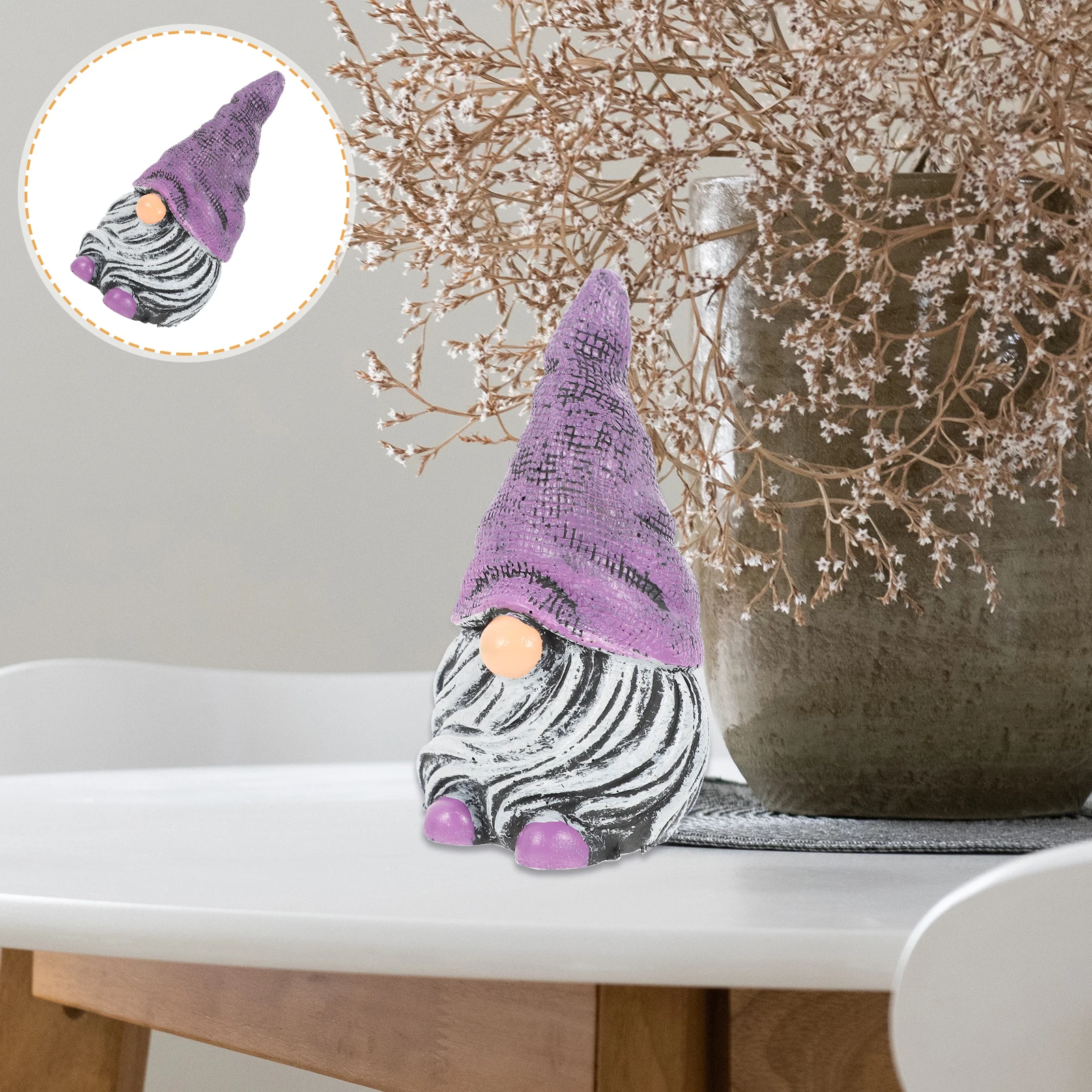 

Gnome Figurines Crafts Decorative Statue Mini Dwarf Ornaments Cute Gnomes Garden Miniature Garden Figure Gifts