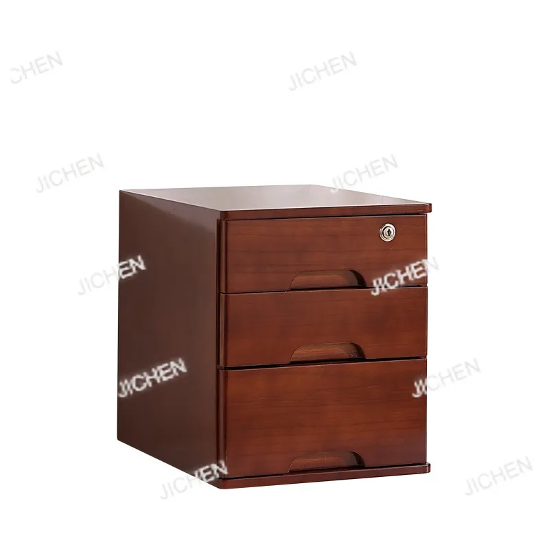 

Настольный ящик для хранения из массива дерева, ящик для отделки стола, шкафчик для спальни, офиса, A4, деревянный шкаф