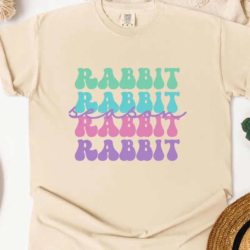 

Пасхальная футболка с забавным кроликом в стиле ретро, пастельный весенний кролик, милый, отлично подходит для мамы, любовника, юмора GenX