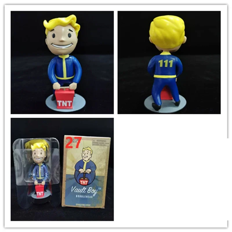 Bandai Wackelkopf Nette Vault Boy Vollen Satz Figur Spielzeug Anime Action Figure Statue Sammlung Modell Puppe Zimmer Ornament Spielzeug Kinder Geschenk 5
