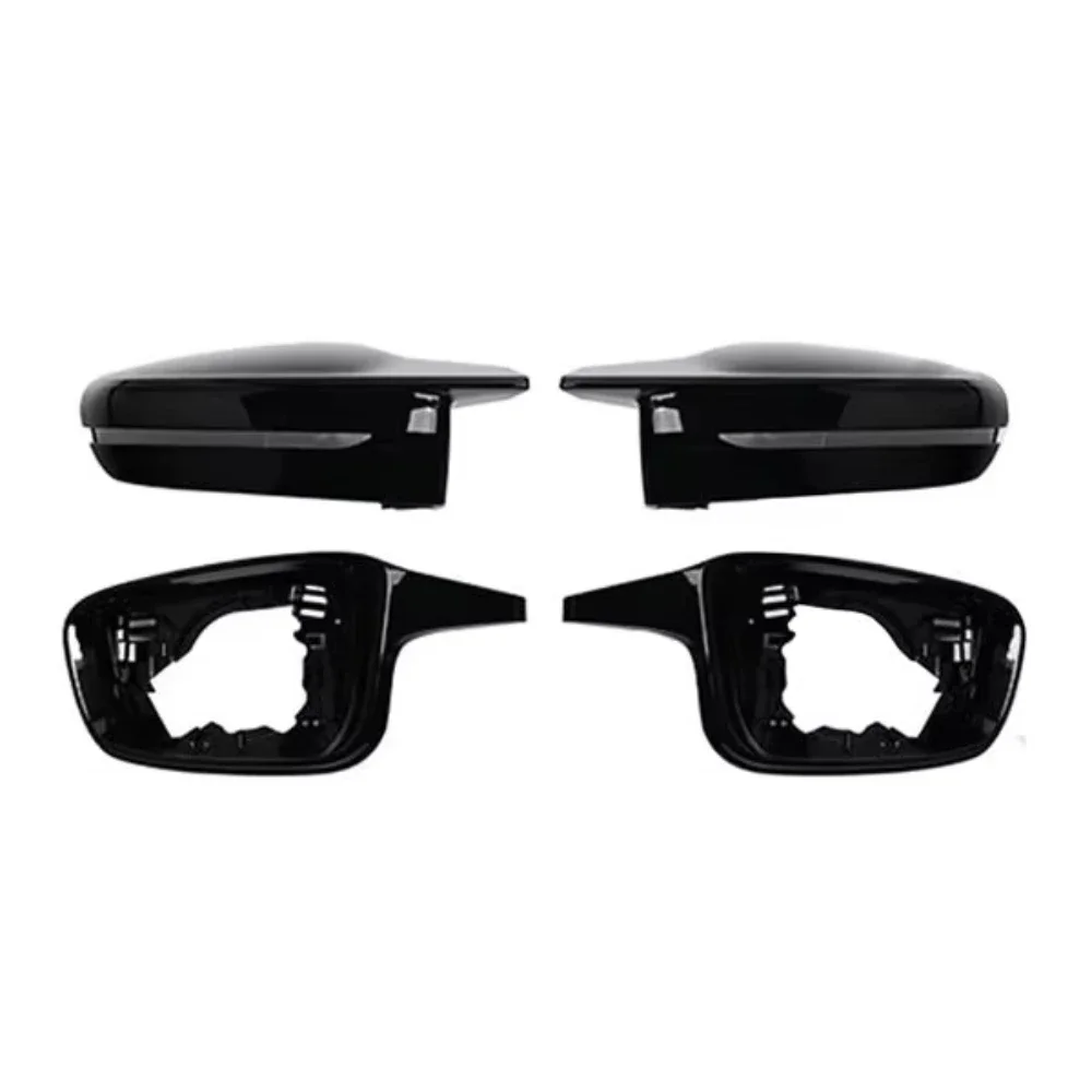 Car Mirror Housing, Gloss Black Mirror for BMW 3/4/ 5/7 Series G20/G22/G30/G11/G12 Upgrade G80/G82 Car Mirror Anti-scratch Cover