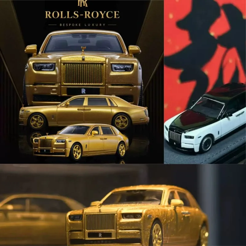 Banana1:64 Phantom Extended Wheelbase 8th Gen, Diecast Alloy Collectible Model Car Luxury Vehicle For Display&Collection
