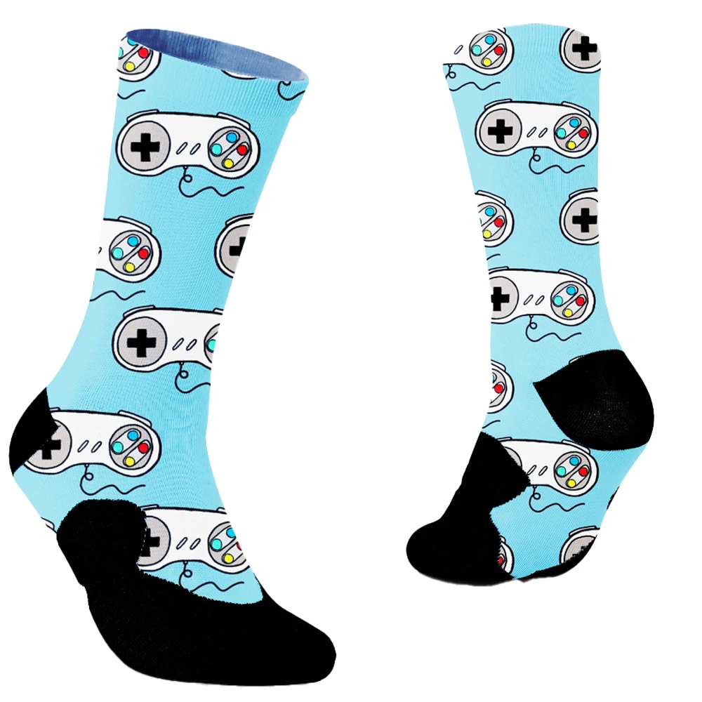 Chaussettes de cyclisme en coton personnalisées, mode AB, dessin animé créatif, couple, printemps, été