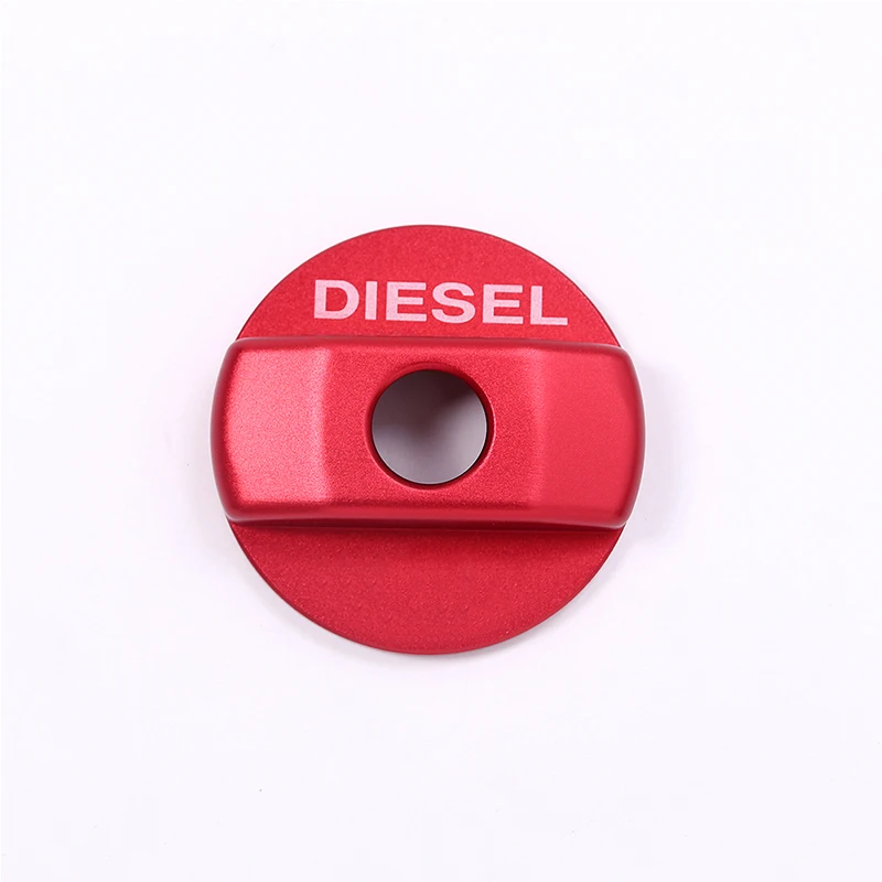 For Landrover Defender 90 110 2016 -2018 Aluminum Alloy Red Fuel Tank Cap Tank Cover Trim Exterior Car Accessories