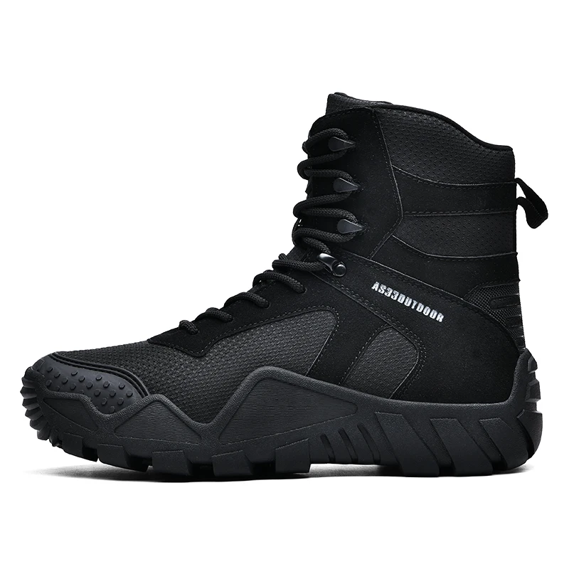 

Men Tactical Shoes Outdoor Male Army Boots Climbing Hiking Shoes High Quality Training Work Women Lace Up Unisex Breathable