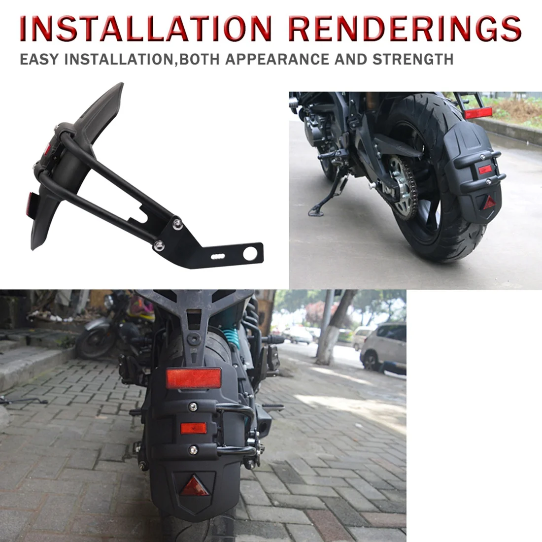 

Motorcycle Rear Fender Mudguard Splash Guard Cover for Triumph Tiger 800 XC XRX XCA XRT Tiger 850 660 Sport 900 GT LOW jasmine