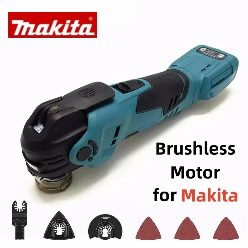 

Многофункциональный бесщеточный осциллирующий инструмент Makita: электрическая пила с насадками-триммером/лопаткой/инструментом для резки древесины