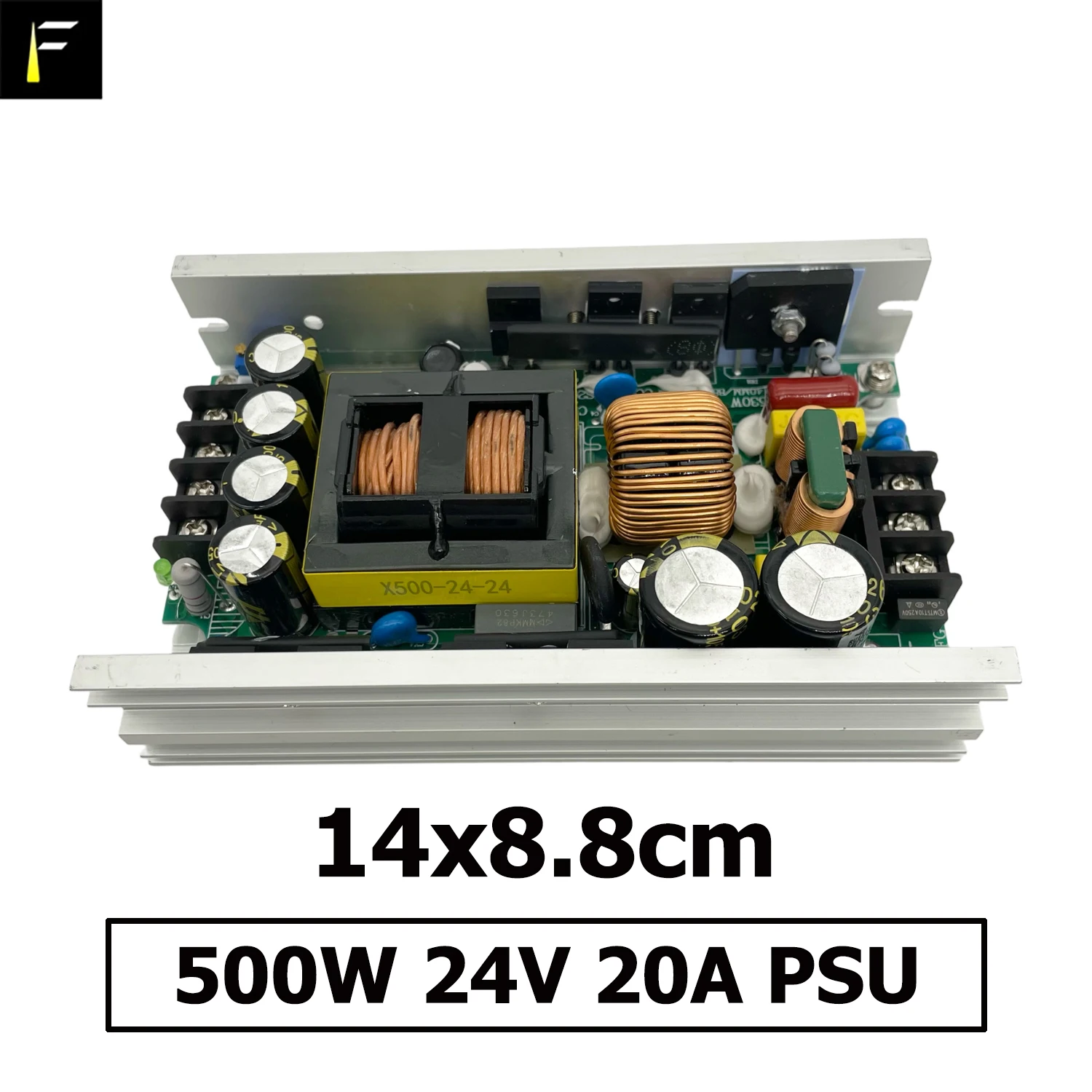 RX-X500 500W 24V 20A Alimentatore PSU per 19x40W LED Wash Zoom RGBW 4 in 1 Luce a testa mobile