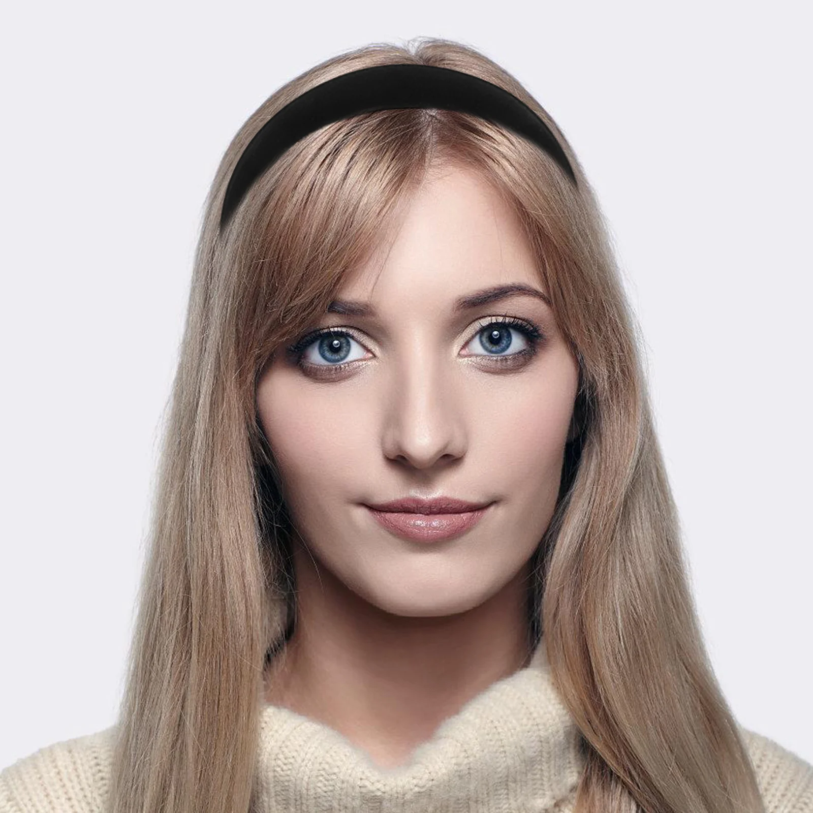 3 قطع من عصابات الرأس الواسعة للنساء، أربطة شعر مبطنة وناعمة وسميكة، إكسسوارات شعر مريحة غير قابلة للانزلاق لغسل الوجه والمكياج