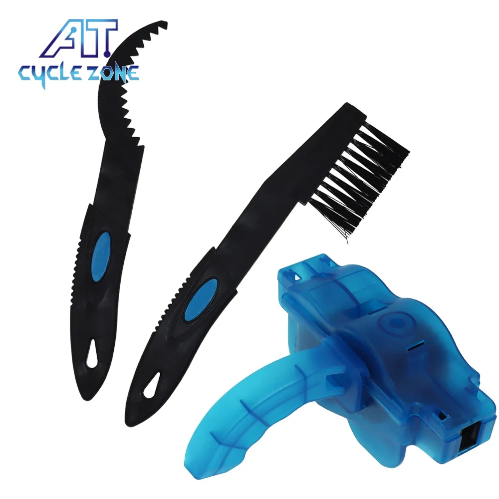 

Bicycle Chain Cleaner Motorcycle Road Mountain Bike Chain Brush Utility Wash Cleaning Tool Kit Cycling Chain Cleaner Maintenance