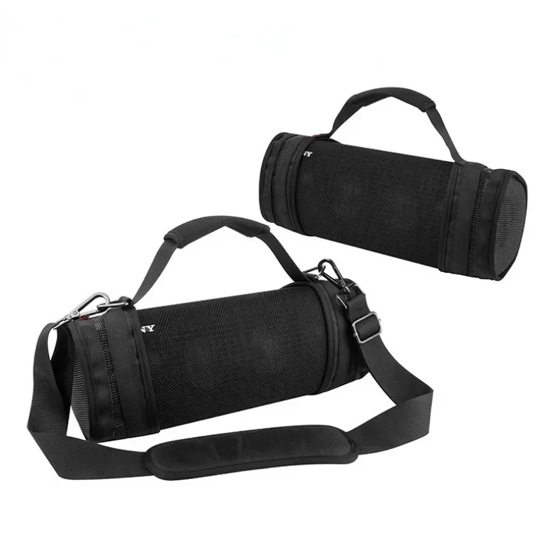 Nylon Wireless Speaker Storage Case with Handle and Shoulder Strap Speakers Carrying Bag Breathable Anti-drop for Sony SRS-XB43