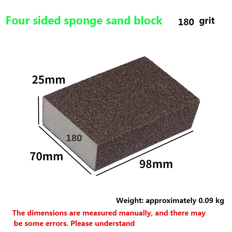 Sponge sand block woodworking furniture paint rust removal wall putty grinding block beauty seam polishing dry grinding sponge s