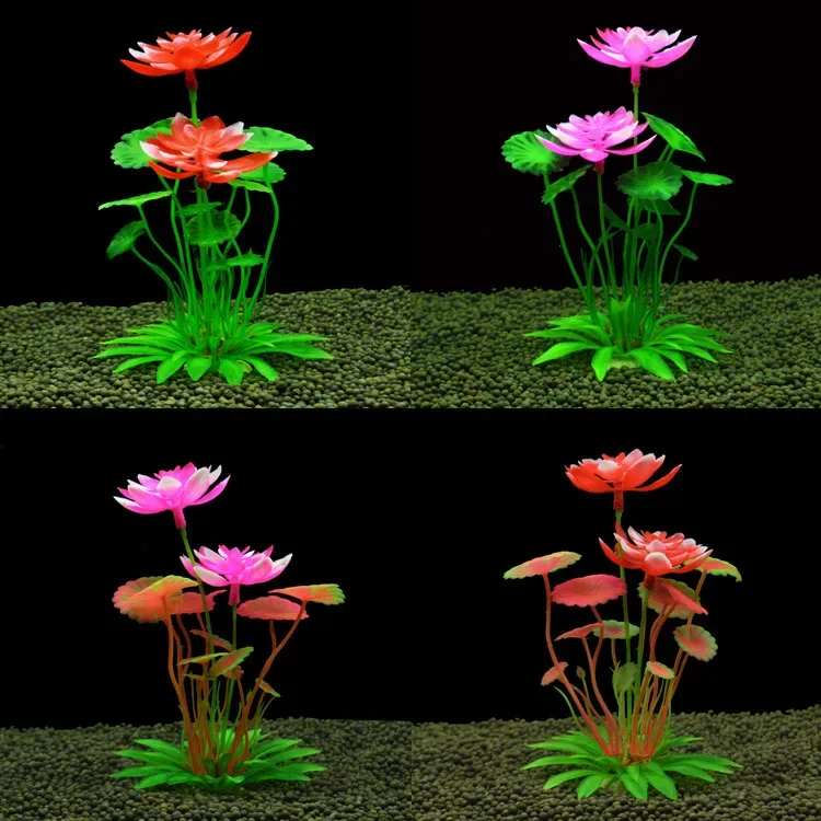 Artificial Aquarium Decor Plants Water Weeds Ornament Aquarium Plants Fish Tank Decor Grass Decoration Water Grass Decorations