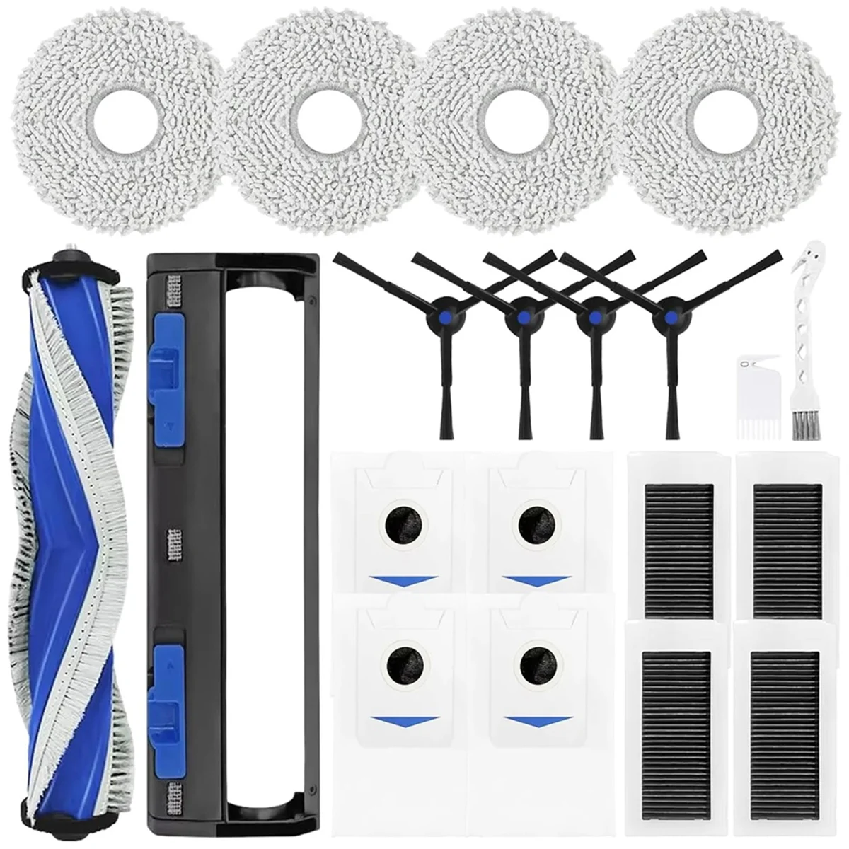 Fzfz para debot x5 pro robô aspirador de pó escova lateral principal filtro hepa esfregão pano peças de reposição