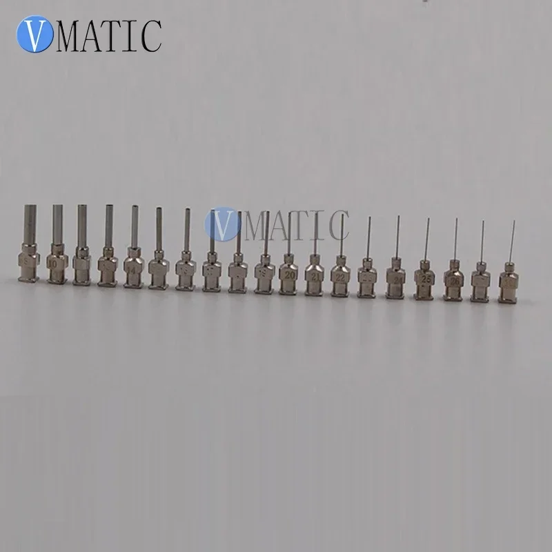 Free Shipping 12 Pcs High Precision All Metal Tips Blunt Stainless Steel Dispensing Needle 1/2 Inch