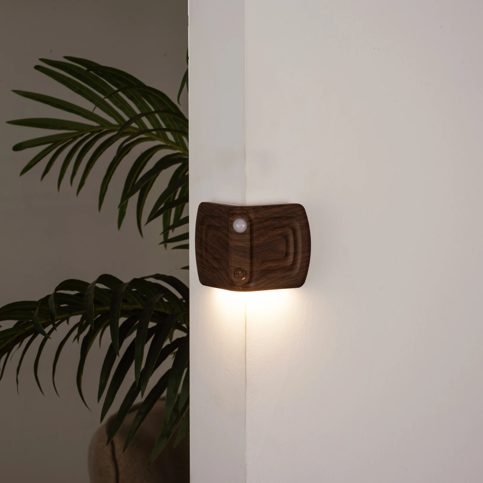 Smart Wall Lamp, LED Wall Lamp with Dimming And Motion Sensor, 1200mAh USB Rechargeable Night Light