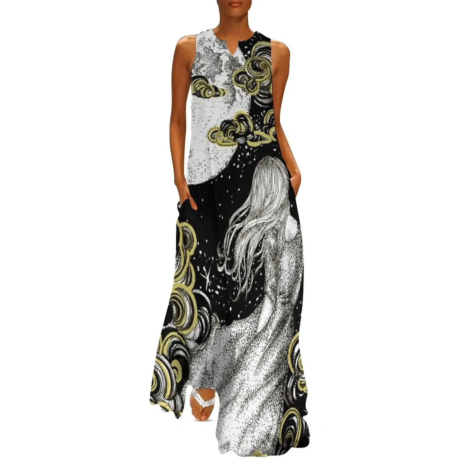 

The Stargazer's Dream Long Dress summer dress daily cocktail dresses women's fashion dresses Dress