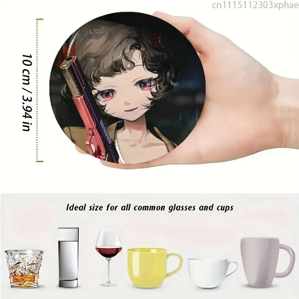 Schneider Game Reverse 1999 Anti-slip Tea Coffee Cup Pad Heat-Resistant Round Bowl Teapot Mat Home Gift