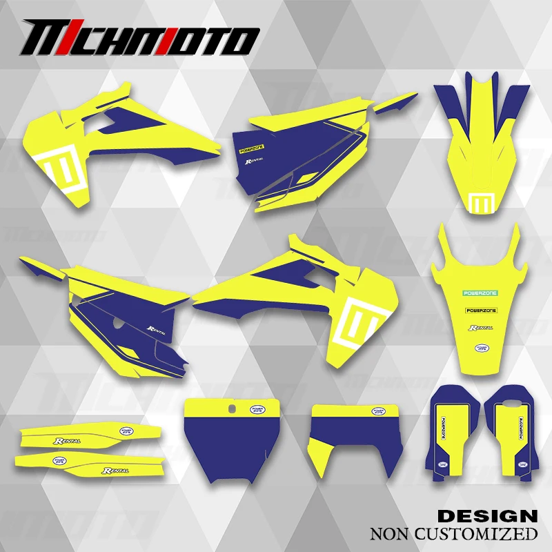 

MCHMFG новый стиль графические наклейки комплект наклеек для Husqvarna 2019 2020 2021 TC FC TX FX FS 125 250 450 2020 2021 2022 TE FE