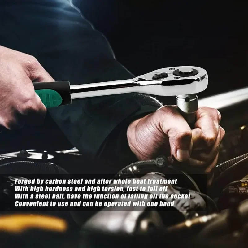 216pcs Socket Wrench Set Ratchet Torque Wrench Combo Kit Car Repair Tool 1/4 3/8 1/2 Ratchet Spanner Screwdriver Bits Hand Tool