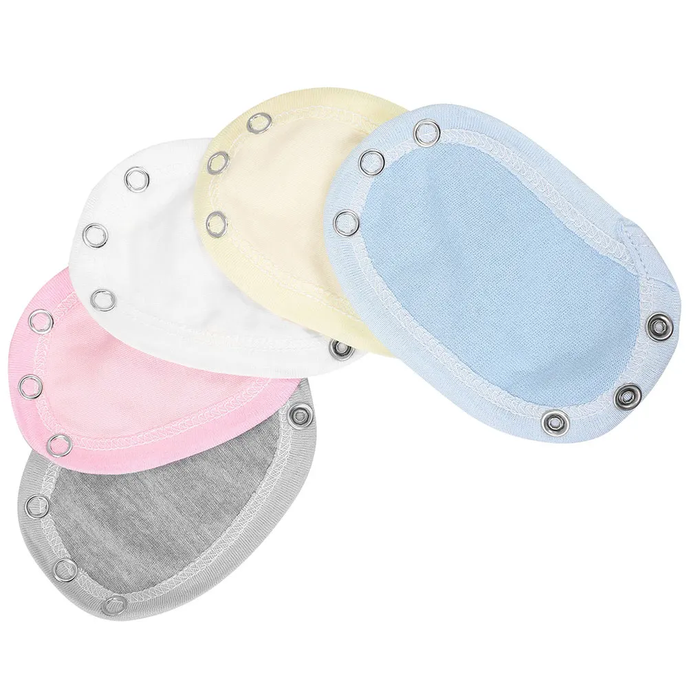 

5 Pcs Extension Piece Body Suit Extender Snap Women Baby Outfit Bodysuit Button Extenders