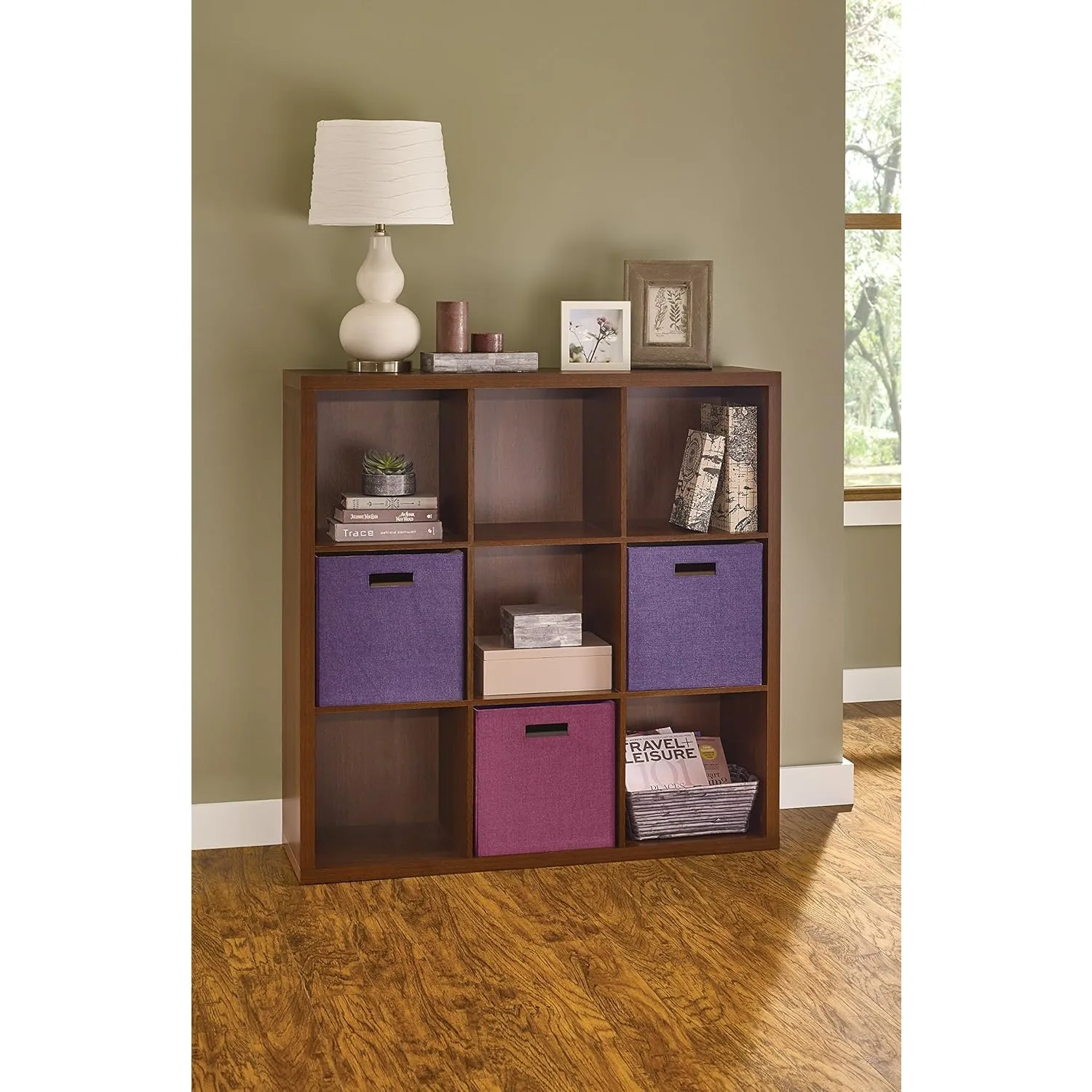 6110 9-Cube Storage Organizer, Dark Chestnut