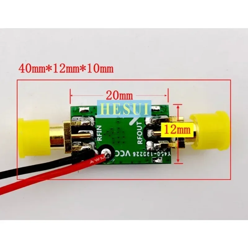 AH102 350-3000MHz medium power RF amplifier module fixed gain 13dB single power supply