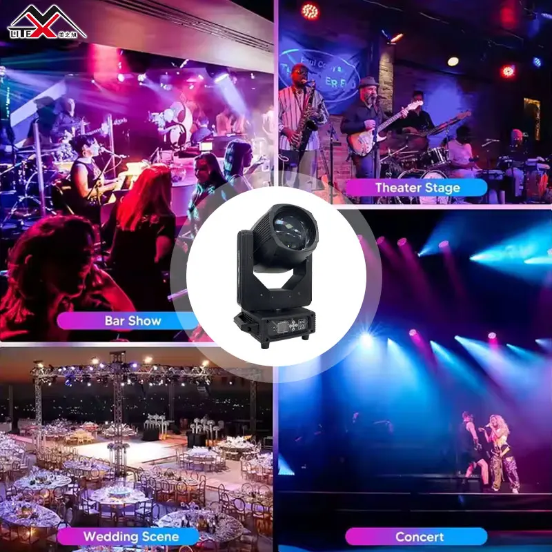 4r 295w Double Prism Spot Beam Light Cabeza Movil 295 Moving Head Stage Light for Event Club Bar