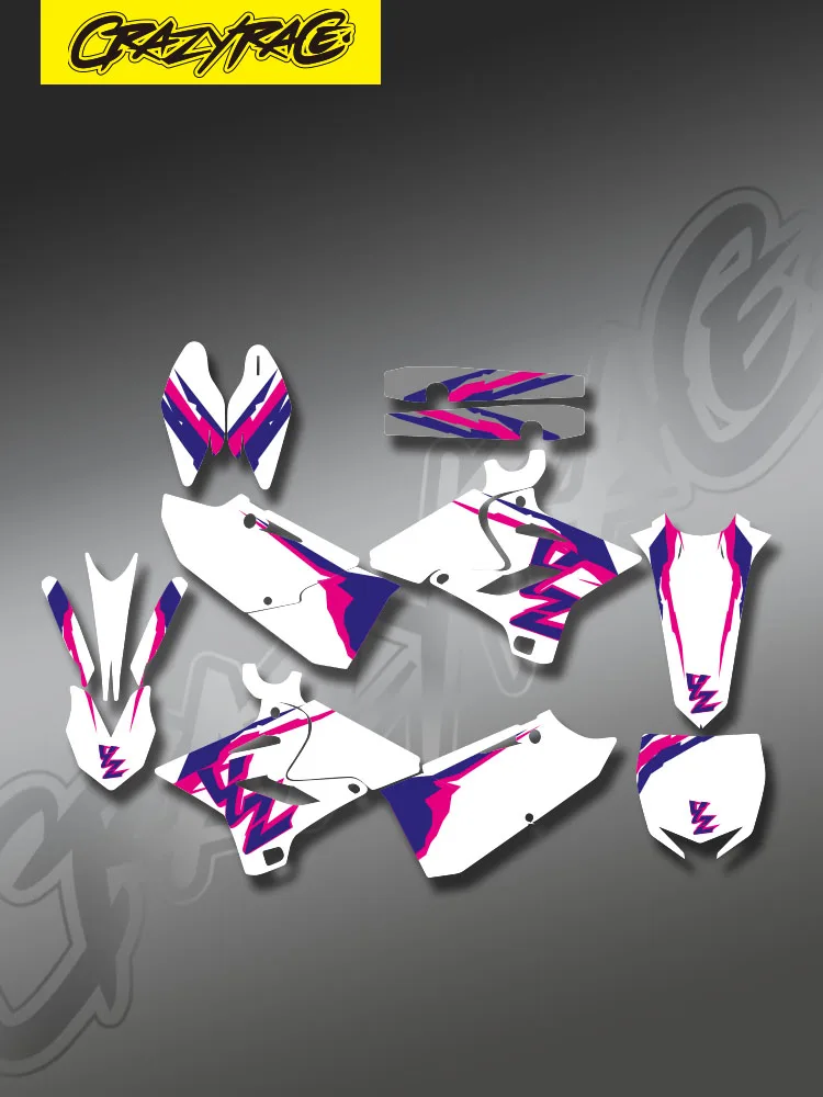 Kit d'autocollants graphiques de fond de Motocross, autocollants personnalisés pour YAMAHA YZ125 YZ250 125 YZ 2015 2016 2017 2018 2019 2020 2021 250YZ