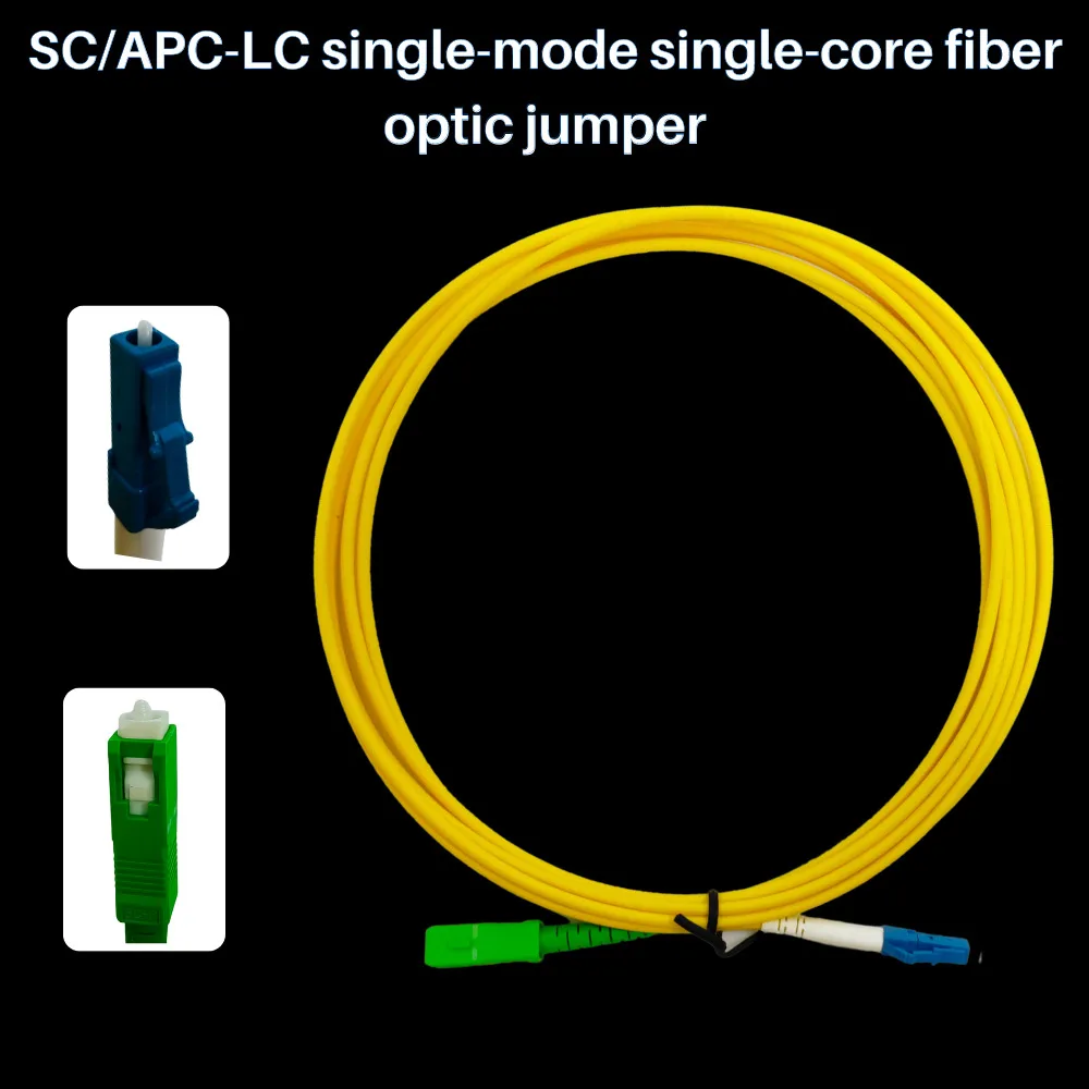 10pcs SC/APC-LC UPC Fiber Patch Cord 3.0mm LSZH G657A 1/2m/3m SC UPC Fiber Jumper Simplex