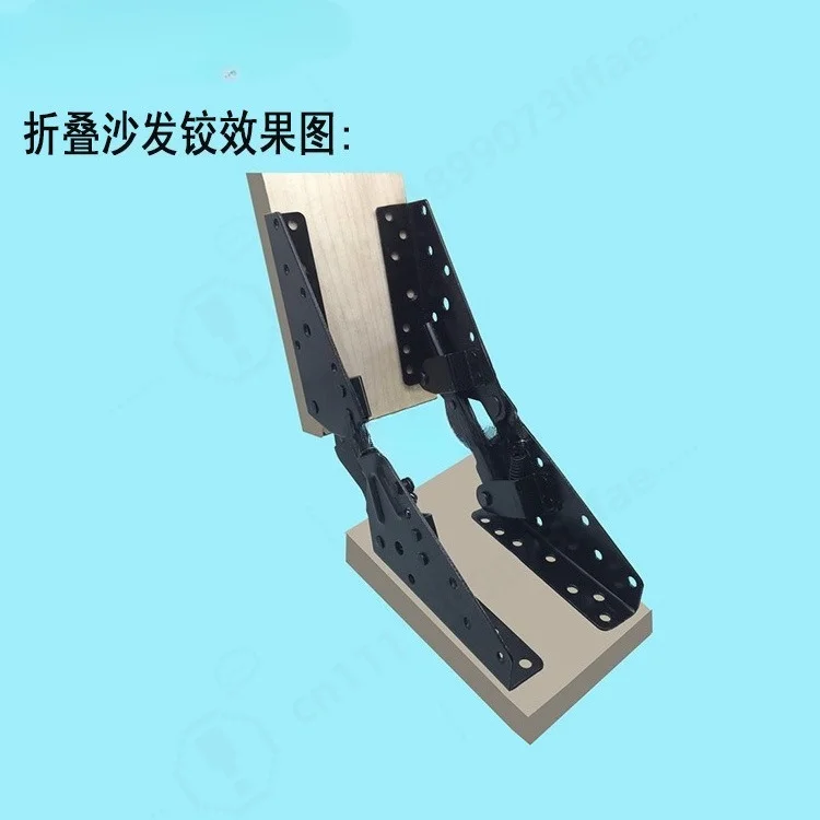 Furniture Multi-purpose Hardware Butterfly Hinge Foldable Sofa Backrest Adjustment Hinge Sofa Bed Connector Accessories