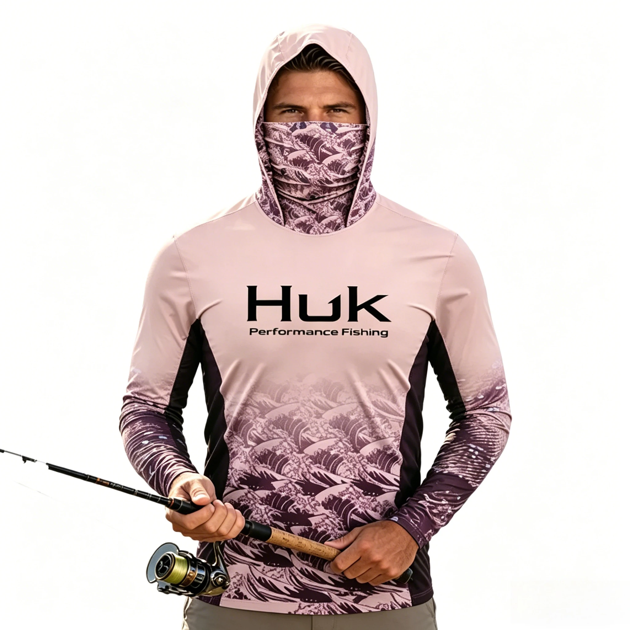 

Fishing Hoodie Men Clothes Summer Breathable Long Sleeve Fishing Jersey Sun Protection Outdoor Fishing Shirts
