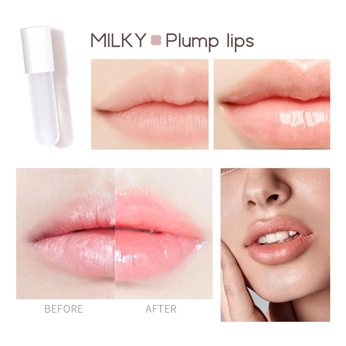 Derol dia noite hidratante lábio plumping batom primer hidratante aquoso brilhante brilho labial espelho geléia longa duração mancha labial