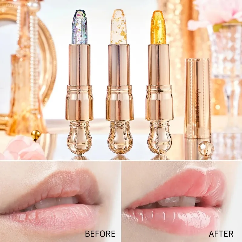 3 Colors Magical Lipstick That Changes Color with Temperature and Keeps Lips Hydrated and Luscious Lip Beauty Makeup