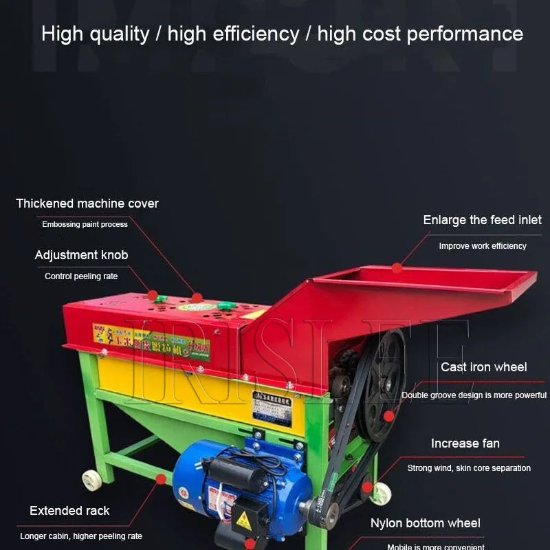 เครื่องปอกผิวข้าวโพดไฟฟ้าและเครื่องนวดข้าวโพดสําหรับขาย
