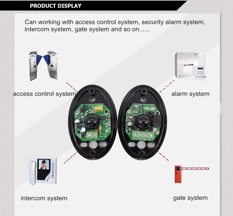 Sensor Infrared Safety Beam Photocell Detector For Garage Gate Door Universal Photocell For Gate