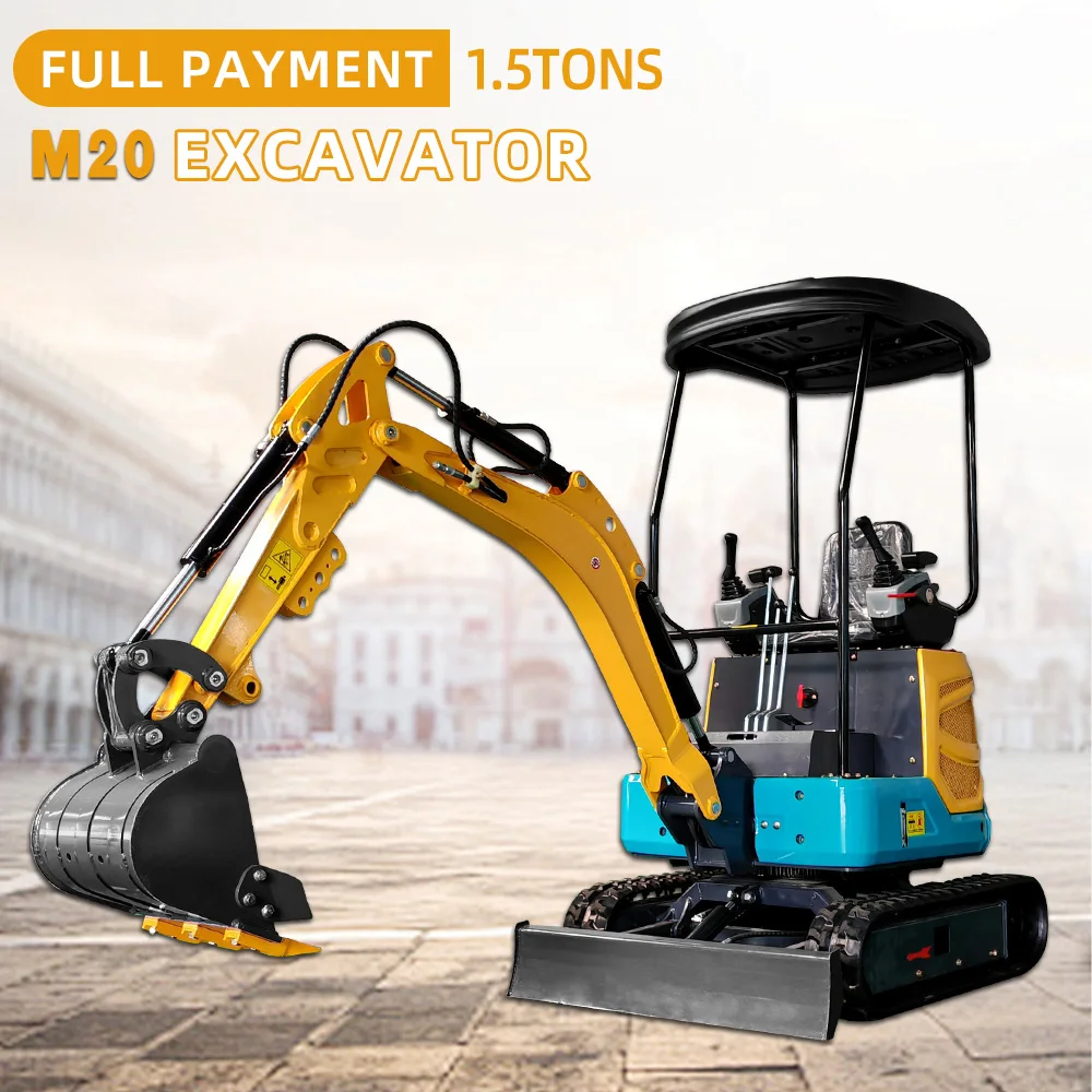 

Гусеничный 2-тонный микроэкскаватор для Kubota DDP, доставка Micro Digger Ce/Epa, мини-экскаватор с насадками, доставка от двери до двери