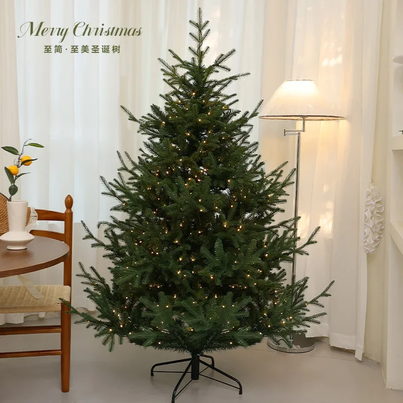 Premium Fir Christmas Tree 2024 New Home Living Room Large Ornament Outdoor Christmas Decoration