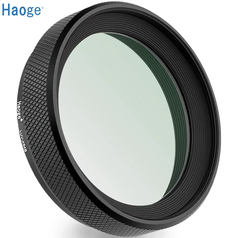 

Haoge LUV-X54B Metal Lens Hood with MC UV Multicoated Ultraviolet Lens Filter for Fujifilm Fuji X100VI X100V Camera Black