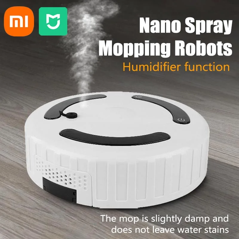 Xiaomi MIJIA Smart Nano Spray Mopping Robot Sweeping Household Mini Intelligent Sweeping Dragging Suction All In One Machine