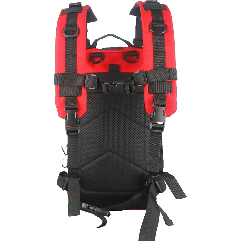 

EMS/EMT Trauma & Bleeding First Aid Responder Medical Backpack + Kit (Red)