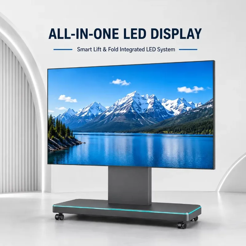 Fine Pitch P0.78/P0.9375/P1.25/P1.5625 8K HDR10 DCI-P3 95%  AIO Plug Play 16:9 600x337.5mm 170 LED Display