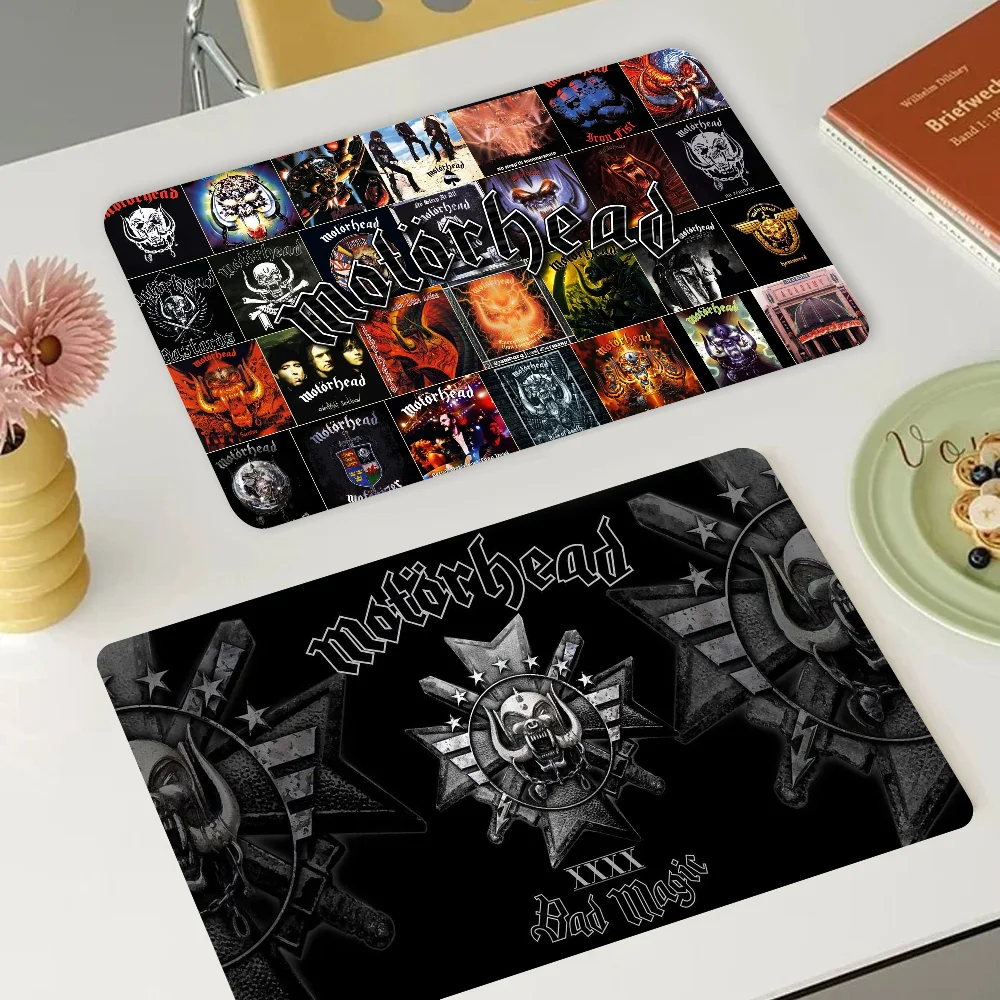 

M-MotorHead Band Printed Quick Drying Dish Mat Printed Kitchen Non-slip Coffee Cup Pad Drain Mats Dinnerware Cup Bottle Placemat